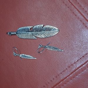 Womens earrings & pendant